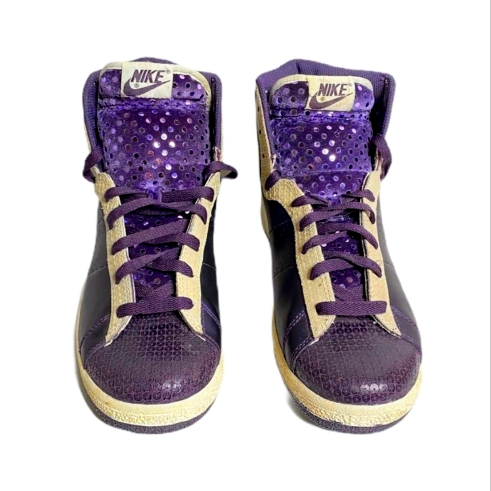 RARE & Unique Nike Sequined Metallic Blazer High Top Sneakers - Picture 1 of 5